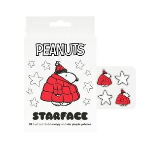 Starface X PEANUTS Snoopy Limited Edition Red Puffer Jacket Pimple Patches 32 Ct